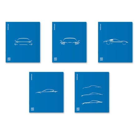Notebook of 48 sheets in the Erichkrause CoverProbook Mirage, with a plastic cover, blue,
