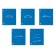 Notebook of 48 sheets in the Erichkrause CoverProbook Mirage, with a plastic cover, blue,
