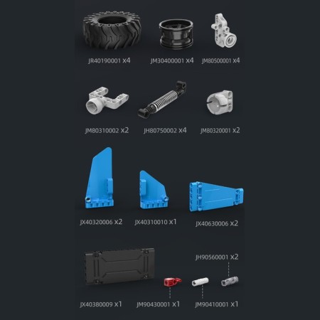 Designer Radio -controlled "Monster", 699 parts-13