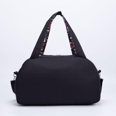 Sports bag with lightning, external pocket, black color-1