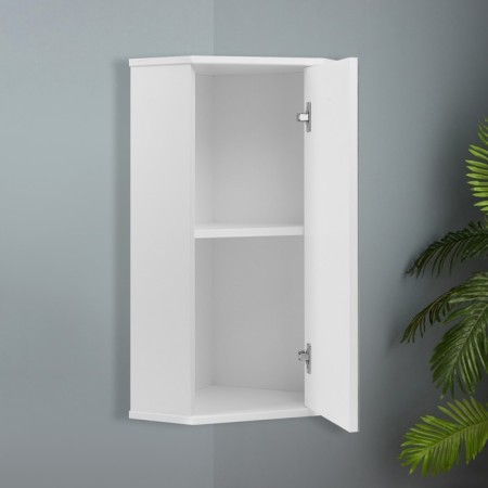 Cabinet hinged for the bathroom corner "PS" with a mirror, 48 x 34 x 73 cm-1