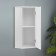 Cabinet hinged for the bathroom corner "PS" with a mirror, 48 x 34 x 73 cm
