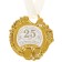 Wedding medal on the postcard "Silver Wedding", 8.5 x 8 cm