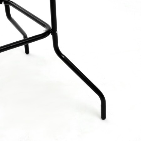Set of garden furniture: a square table and 2 brown stools, load up to 120 kg-2