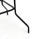 Set of garden furniture: a square table and 2 brown stools, load up to 120 kg