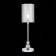 Evoluce bedside lamp. Sle107104-01. Pazione. 1x40 W, E14, 16x16x58 cm, chromium color