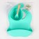 Set for feeding: bib, plate on a suction cup, spoon, crumb I, turquoise