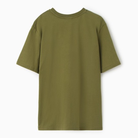 Male T -shirt Break Rules, Haki color, size 52-3