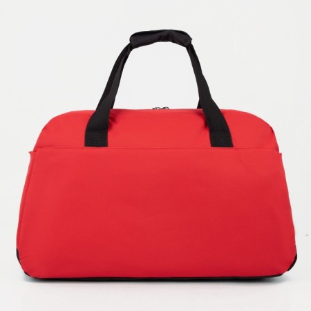 Sports bag with lightning, 2 outer pockets, red color-1