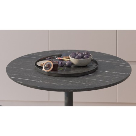 Dining table "Dale", 750 × 750 × 743 mm, color black marble-2