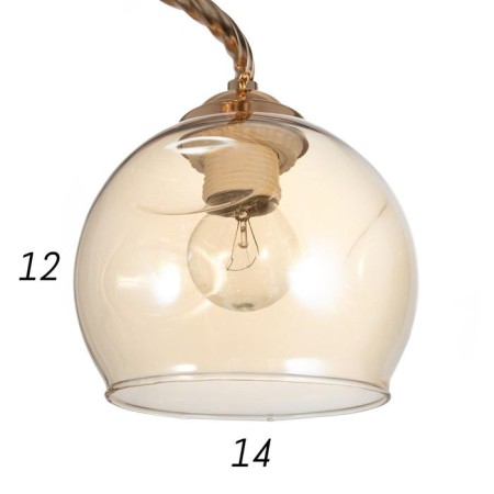 Chandelier 1106/3GD E27 40W gold 46x46x24 cm Bayerlux-5