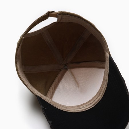 Men's cap Minaku "Motorcycler", Khaki color, size 56-58-3