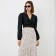 Women's shortened shirt MIST Summer Time, size 42, black