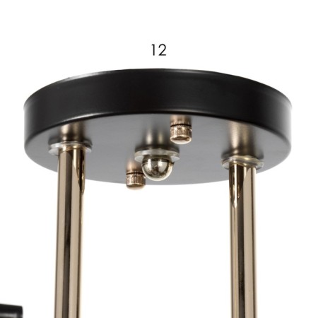 Roni chandelier 2he27 40w Black 50x20x23cm Bayerlux-7
