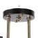 Roni chandelier 2he27 40w Black 50x20x23cm Bayerlux