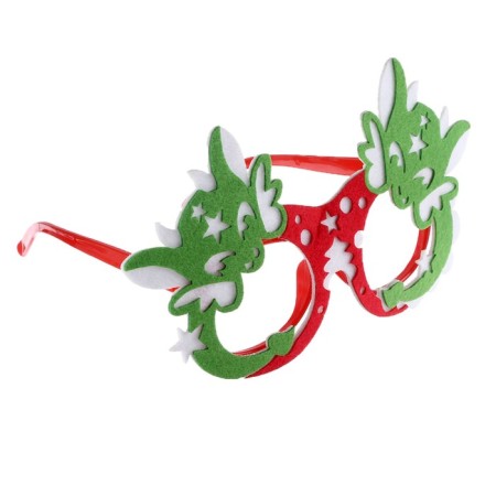 Carnival glasses "Dragon", color green felt-4