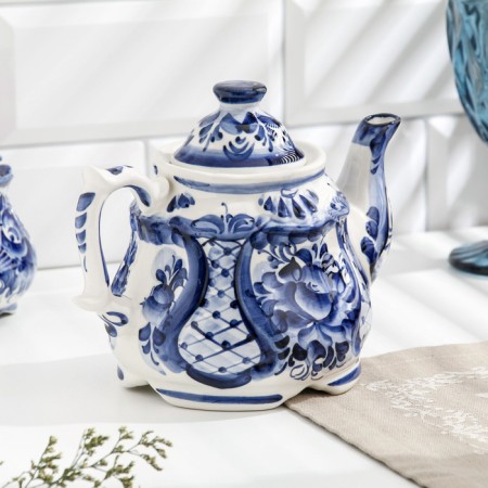 Remeza kettle, 750ml, gzhel-4