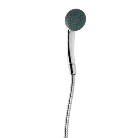 Bath mixer Zein Z2741, pour 30 cm, with a button, cartridge 35 mm, shower set, chrome-9