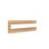 Hinged shelf "Loyce 89", 688 × 212 × 250 mm, gold oak color / white