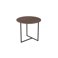 Commercial Albano table, 550x550x500, acacia/black