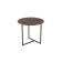 Commercial Albano table, 550x550x500, acacia/black