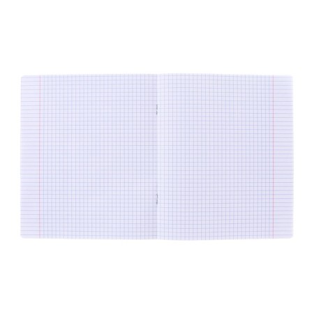 Student school notebook with a plastic cover on the A5+, Erichkrause Coverpro Neon, a cell, 18 sheets, yellow-9