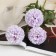 Artificial flowers "Georgin Sharovid" 7x60cm, lilac