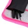 Penal 1 section 140 x 210 x 40 mm, folding pocket and cosmetic bag, fabric, calligrata topontent art love