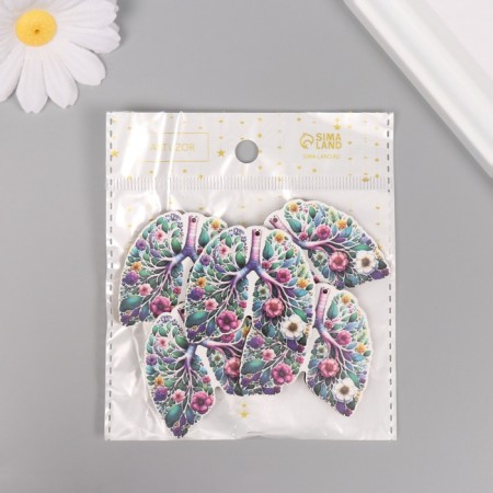 Decor for creativity tree "Light. Flowers" 4,2x4.4x0.3 cm-3