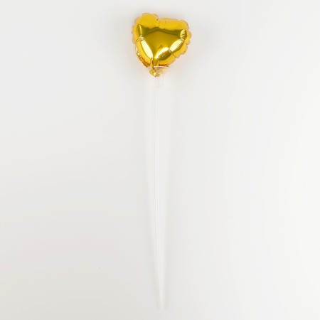 Foil ball 5 "heart", gold-3