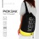 Backpack School Youth Torba, department on the screed with a lace, black/yellow color