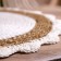 Wicker rug round 35 cm