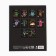 Subject notebook A5, 48 liters on the clip “Neon. History »Soft touch lamp, 3D varnish
