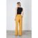 Women's pants with a section of Eliseeva Olesya, size 42, yellow color