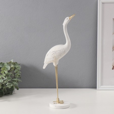 Souvenir Polystone "White Stork" 16.1x6.5x38 cm-3