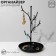 Organizer Universal "Tree on a stand", 14 × 24 cm, black color