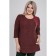 Women's tunic, size 54, burgundy color