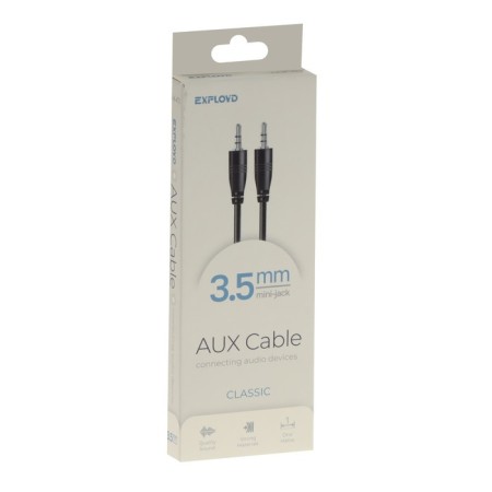 Audio EXPLOYD EX-K-472, Jack 3.5 mm (M) -Jack 3.5 mm (M), 1m, black-3