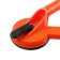 Vacuum suction cupid for gluing glasses in the car, d 12 cm, orange