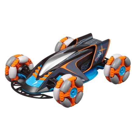The machine on the Nikko Omni X radio control, the color is black and blue