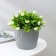 Kashpo for flowers with an insert “wave”, 2 l, d = 16 cm, h = 13.5 cm, color gray color