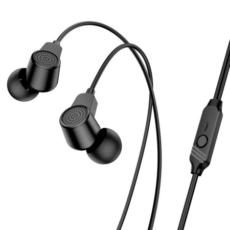 Headphones Borofone BM64 Goalant, vacuum, microphone, jack 3.5 mm, cable 1.2 m, black-2
