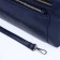 Bag Cross-Bodi with a zipper, blue color