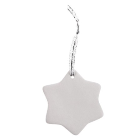 Christmas tree decoration for painting "Snowflake" with a suspension, brush-4