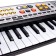The synthesizer "Musical explosion", 49 keys, works networks and from batteries
