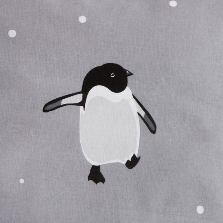 New Year. Bed linen Ethel 2 joint venture “Penguins” 175*215 cm, 200*220 cm, 70*70 cm - 2 pcs-4