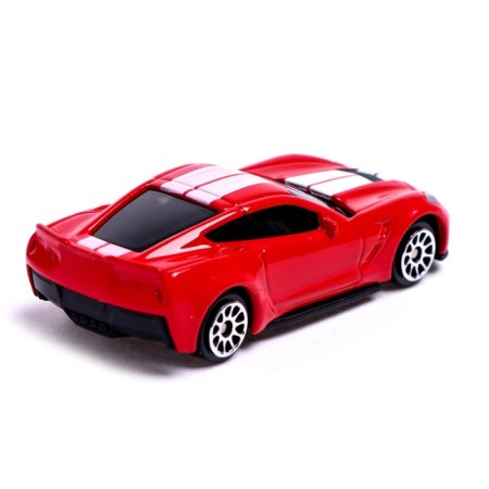 Metal machine Chevrolet Corvette Grand Sport, 1:64, red color-2