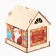 Sweet children's gift "Santa Claus": sweets 700 g, paints 12 colors, feeder