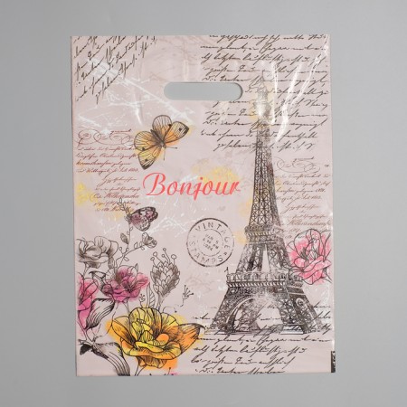 Package "Champs Elysees", polyethylene with a cut pen, 35 μm, 30 x 40 cm-1