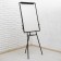 Flipchart (magnetic marker board) is adjustable in height, board size 90 × 60 cm